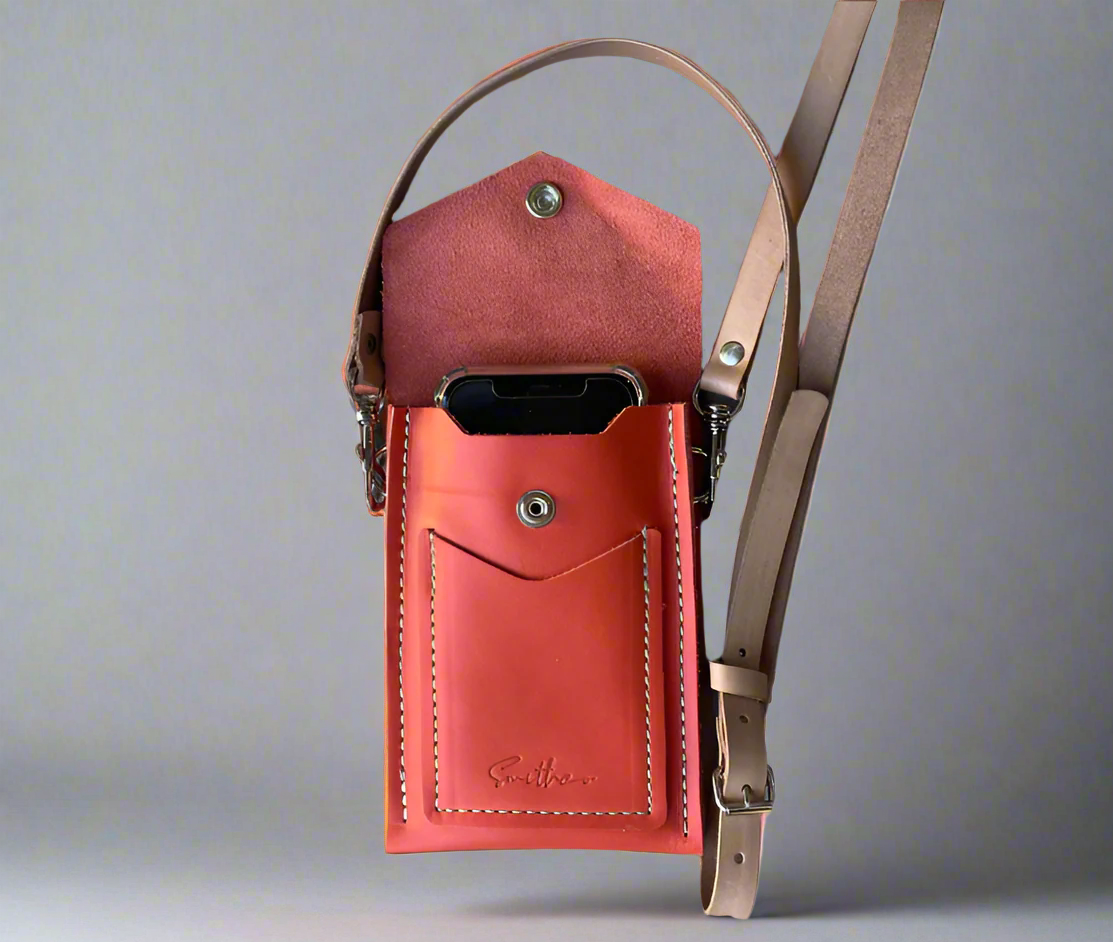 Essential Mini: a lightweight leather bag designed for hands-free everyday wear