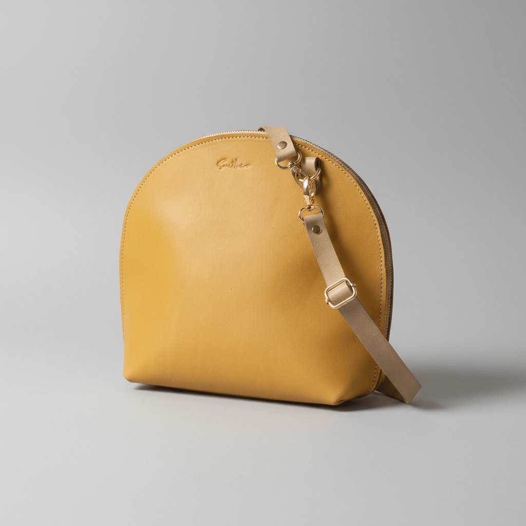Premium full grain leather crossbody bag Cape Town