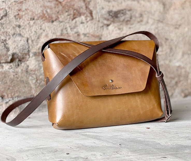 NoStitch leather bag