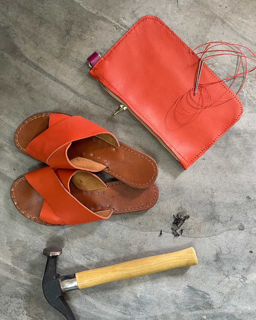 Make your own leather bag & sandal workshop